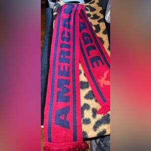 American Eagle Red and Blue Scarf